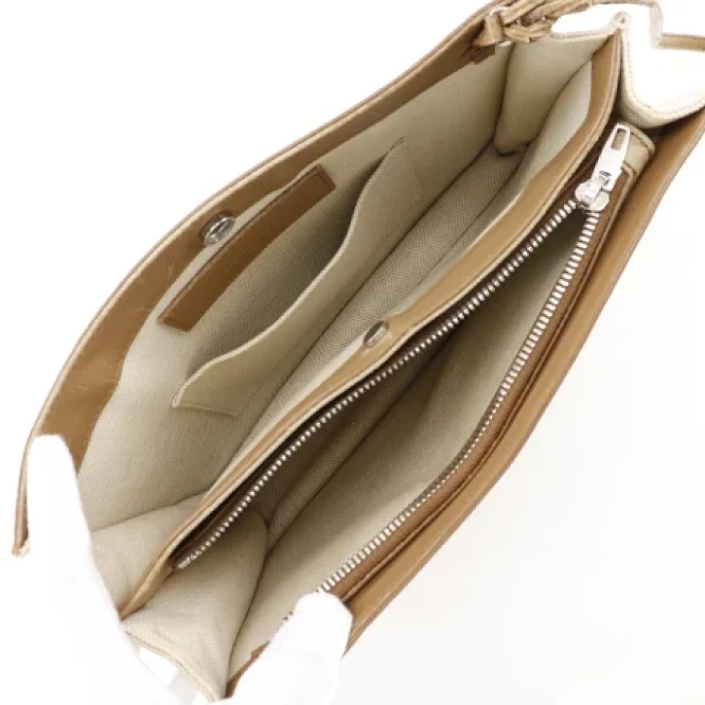 Balenciaga Vintage Pre-owned Canvas balenciaga-bags Beige Dames