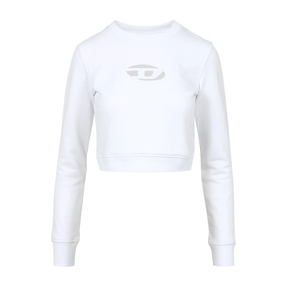 Diesel Donna Bianco Felpe, S, New,
