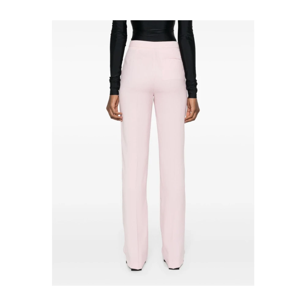 Andamane Straight Trousers Pink Dames