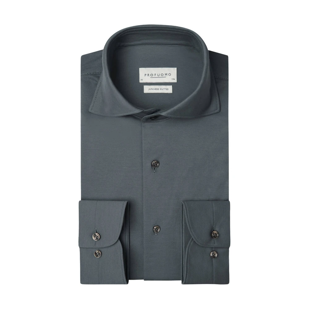 Profuomo Blue Dresshemd Ppxh10032o - Male - Casual Shirts - 2XL - Shirts