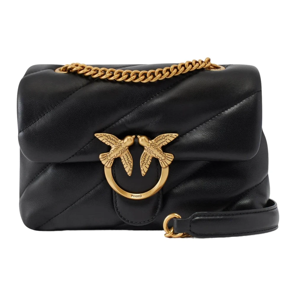 Pinko Donna Nero - Mini Love Bag Puff Maxi Quilt - Bags - One Size