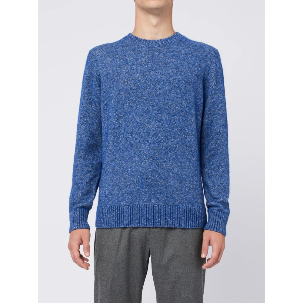 Kangra Celeste Sweater Ronde Hals Aw24 Blue Heren