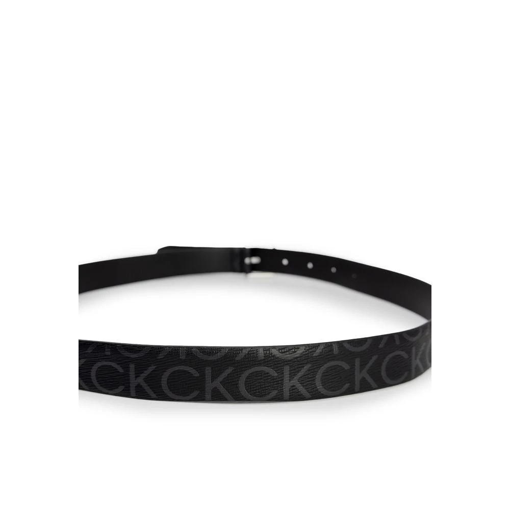 Calvin Klein Jeans Zwart Leren Damesriem Herfst Winter Collectie Black Dames
