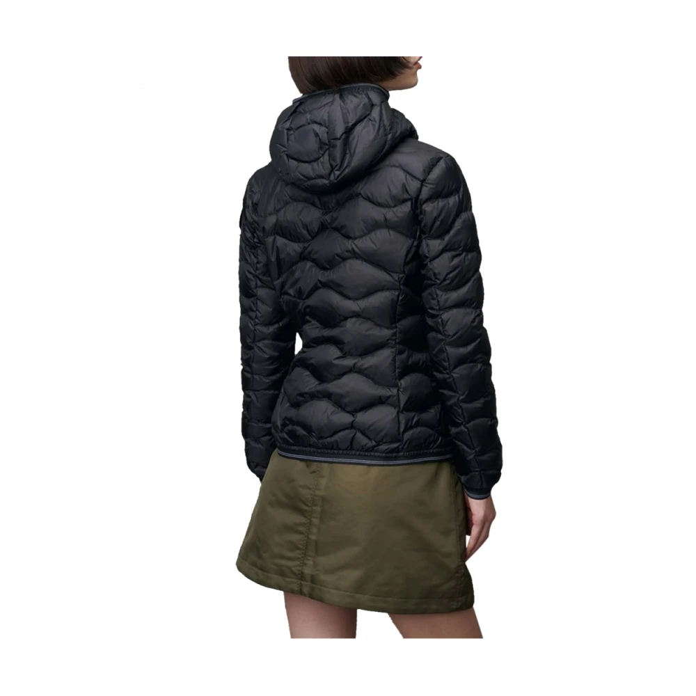 Blauer Multicolor Stijlvolle Jas voor Vrouwen Black Dames