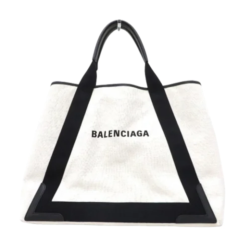 Balenciaga Vintage Pre-owned Canvas balenciaga-bags White Dames