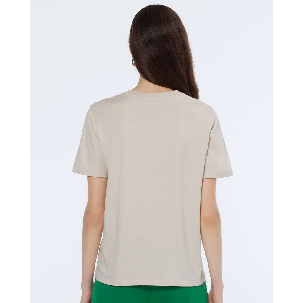 Scotch & Soda Artwork Regular T-shirt White Dames