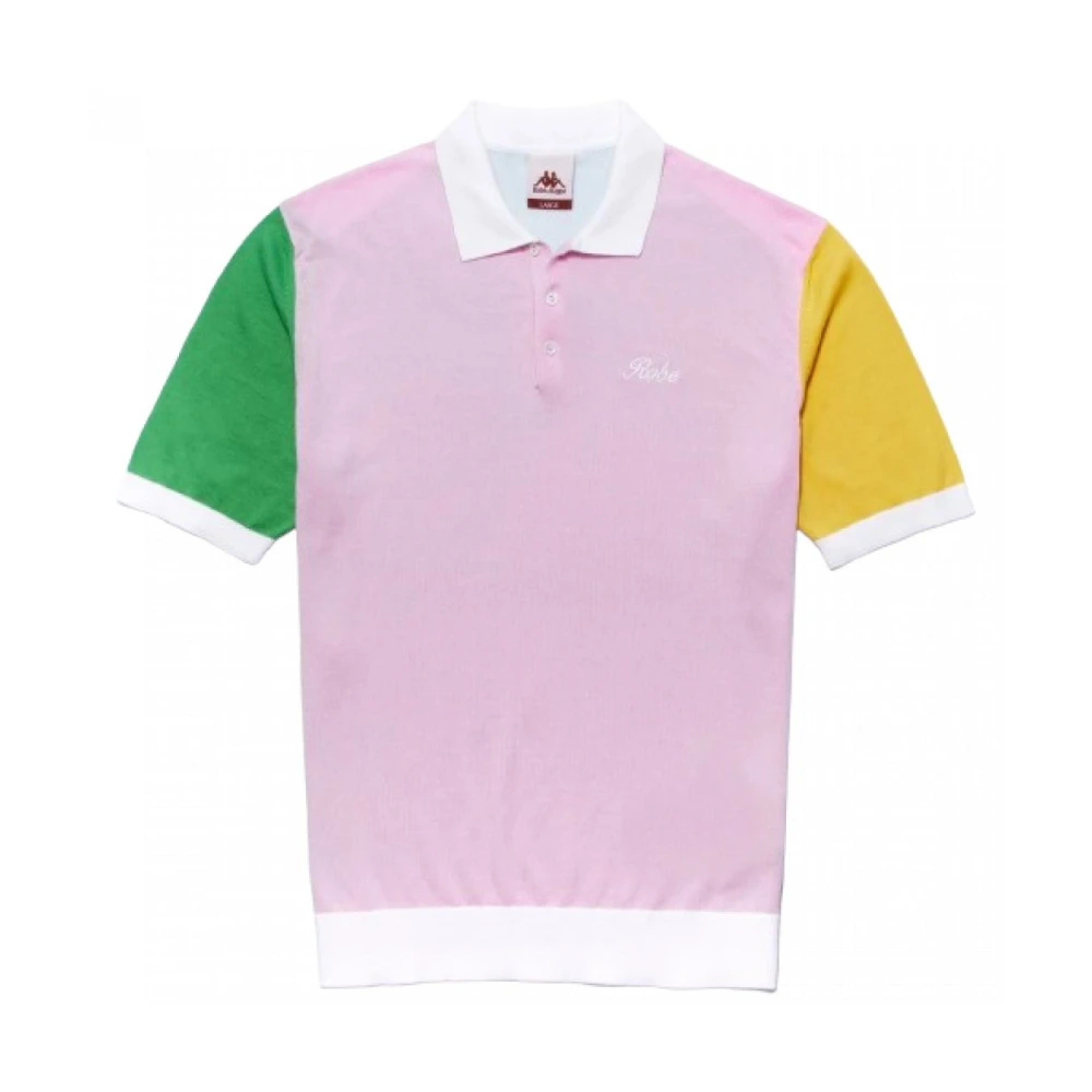 Kappa Katoenen Poloshirt Color-Block Stijl Multicolor Heren