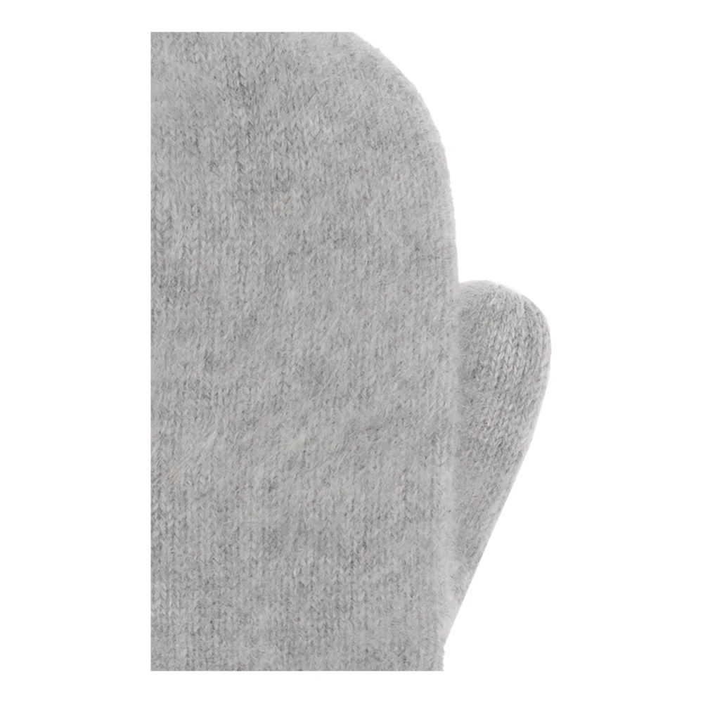 Lisa Yang Handschoenen Geborstelde Wanten Gray Dames