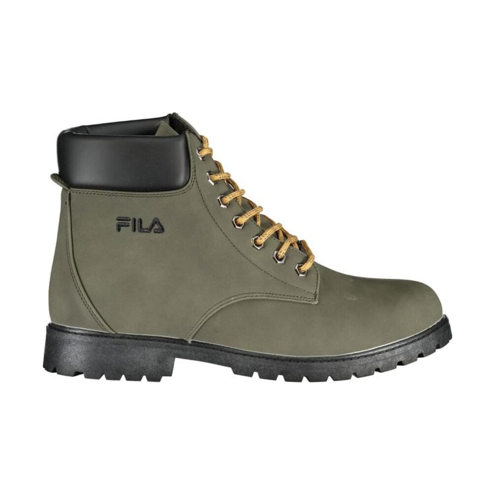 Bottine Verte avec Broderie Fila Femme Miinto