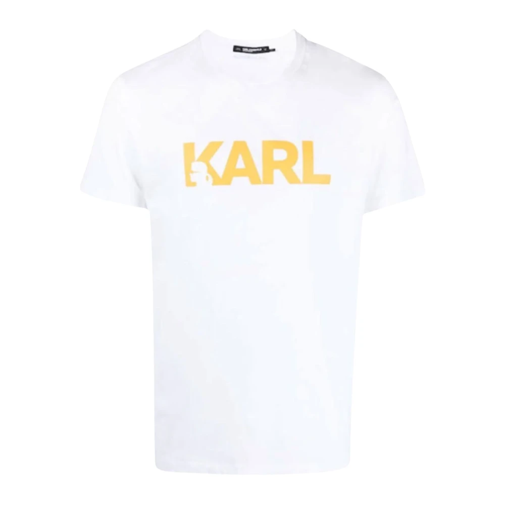 Karl Lagerfeld Heren Logo Regular T-shirt White Heren