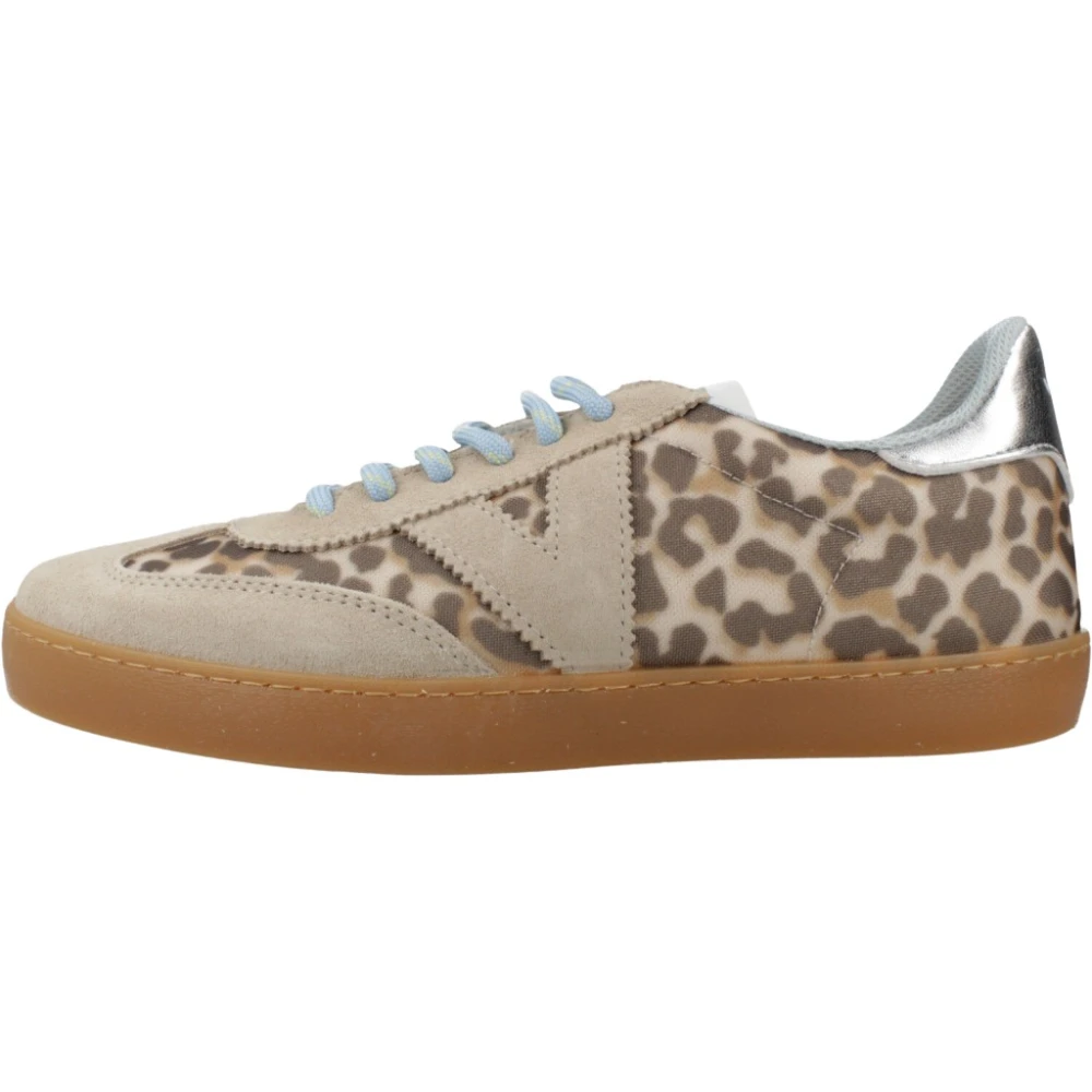 Victoria Berlin Animal Print Serraje Dames Schoenen Beige