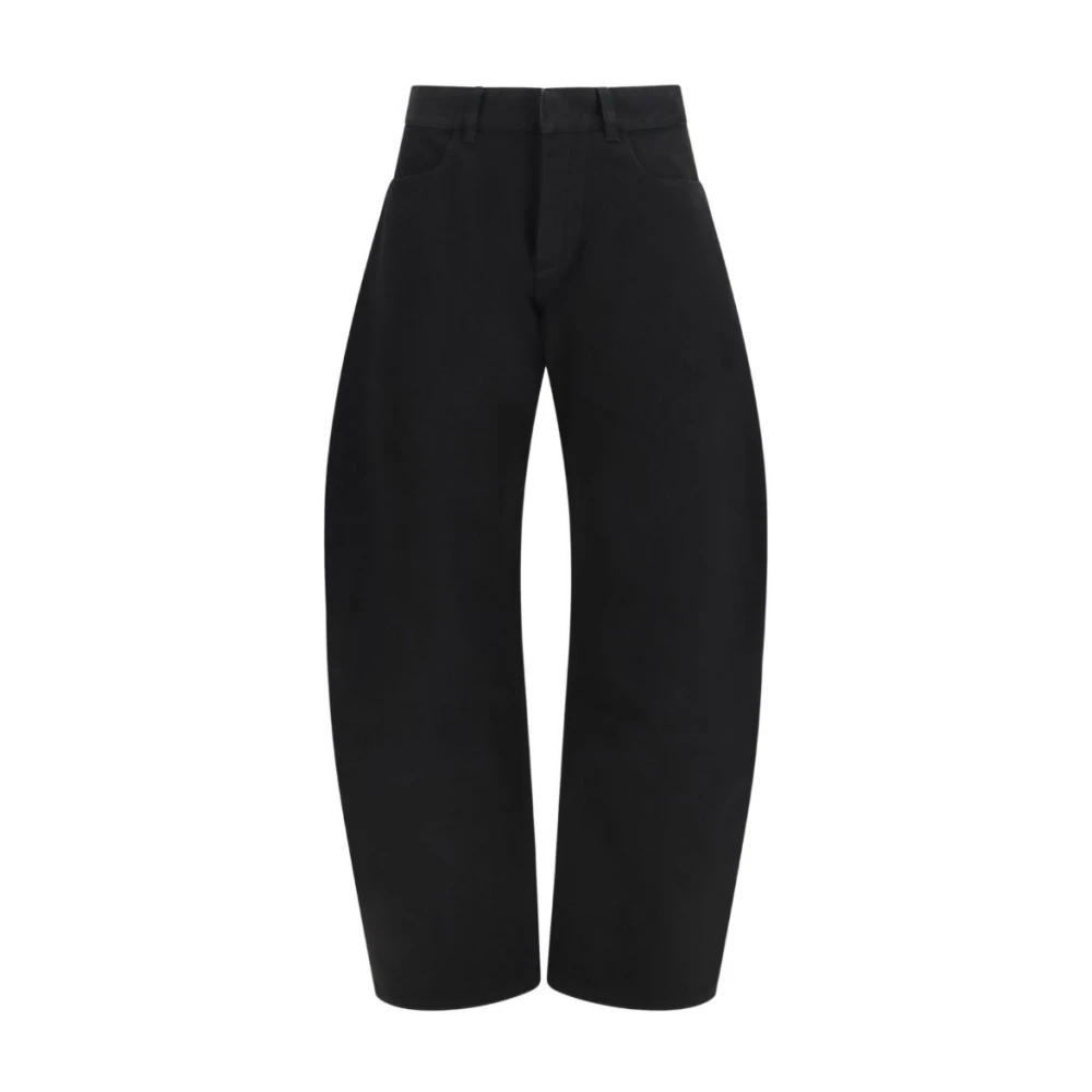Alaïa Donna Nero Pantaloni, S, New,