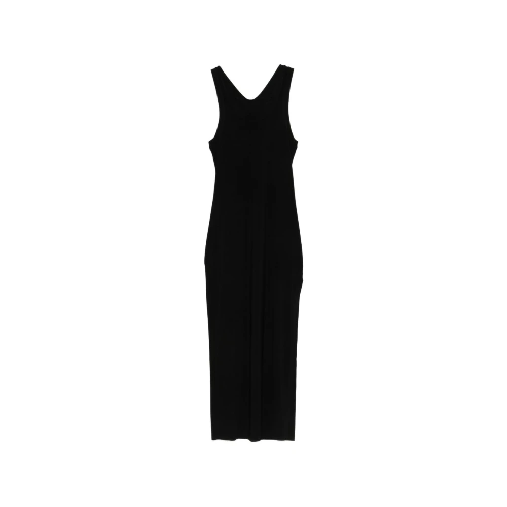 Norma Kamali Women's Black Abito Lungo - Maxi Dresses - S - Dresses