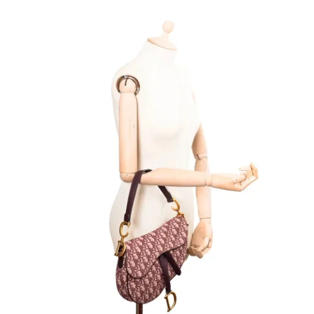 Dior Vintage Pre-owned Cotton dior-bags Red Dames