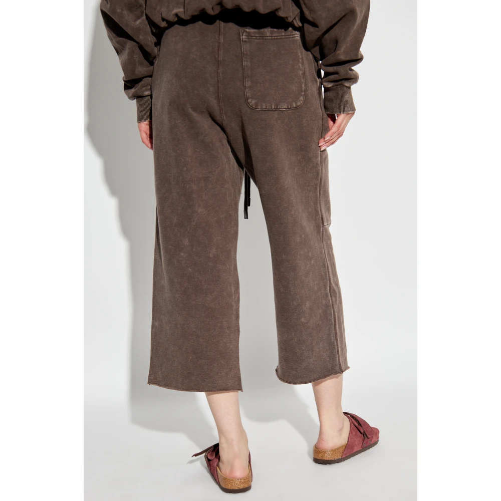 R13 Katoenen broek Brown Dames