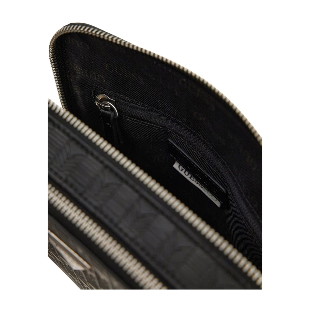 Guess Zwarte Synthetische Schoudertas voor Mannen Black Heren