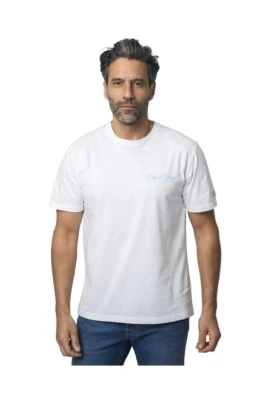 T-shirt vit Côte d'Azur
