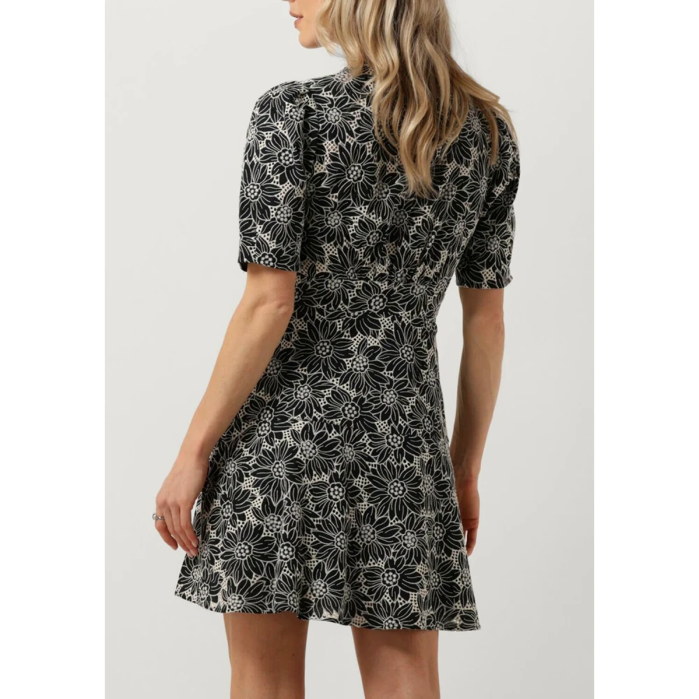 Suncoo Elegante Zwarte Cindy Jurk Black Dames