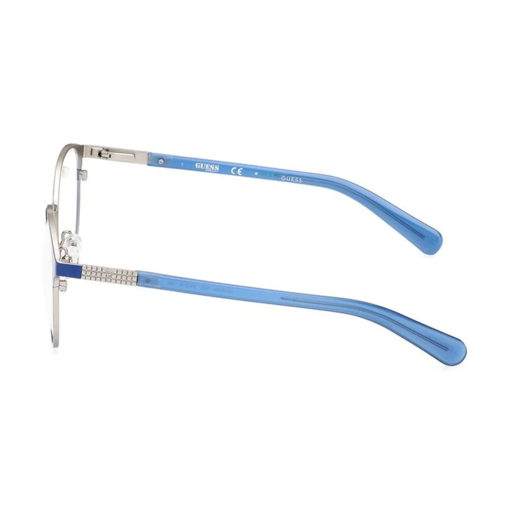 Guess Blauwe Metalen Frame Bril met UV-filter Blue Dames