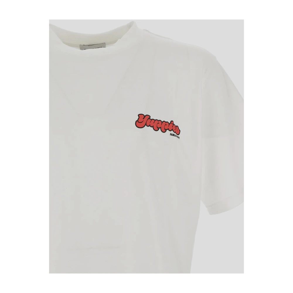Family First Katoenen Yuppies T-Shirt White Heren