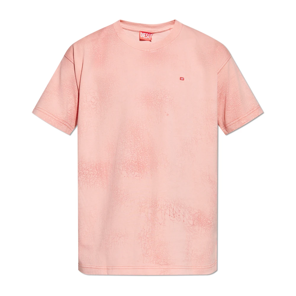 Diesel Uomo Rosa T-Shirt T-Norm-T8