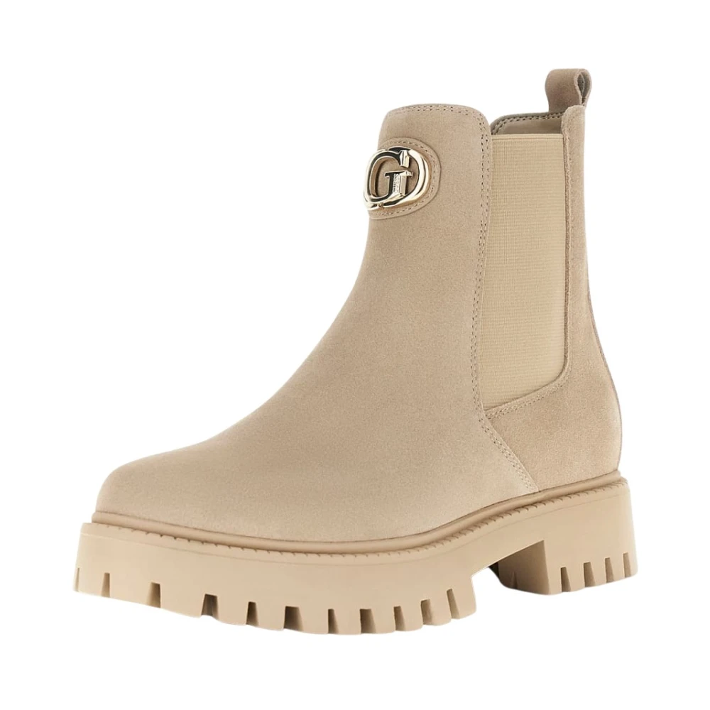 Guess , Chelsea Boots, Female, Beige, 6 Uk, Fida2 Chelsea Boot