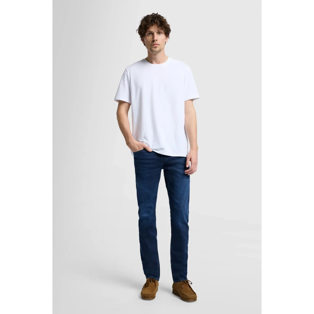 7 For All Mankind Slim Fit Jeans Donkerblauw Blue Heren