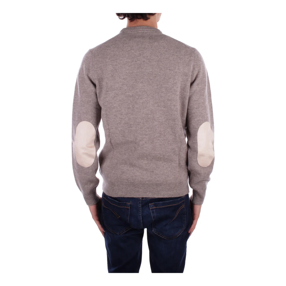 Barbour Logo Sweaters met Logo aan de Voorkant Gray Heren