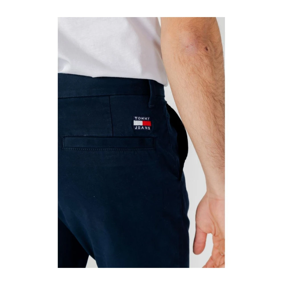 Tommy Jeans Tapered katoenen broek Lente Zomer collectie Blue Heren
