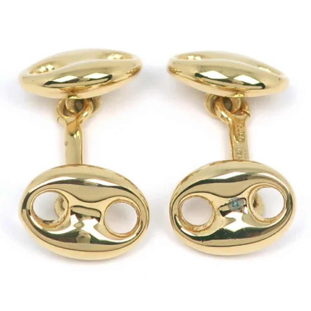 Gucci Vintage Pre-owned Metal home-office Yellow Dames