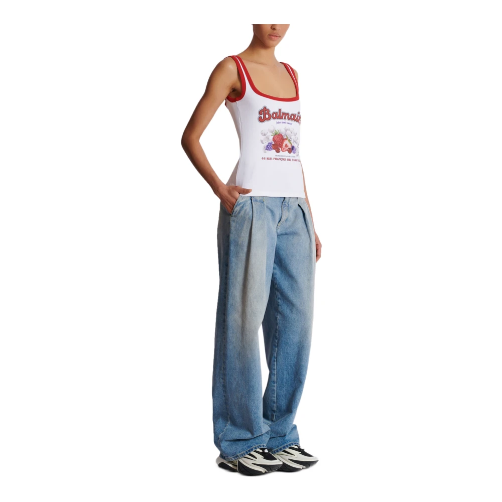 Balmain Fruit Tanktop White Dames