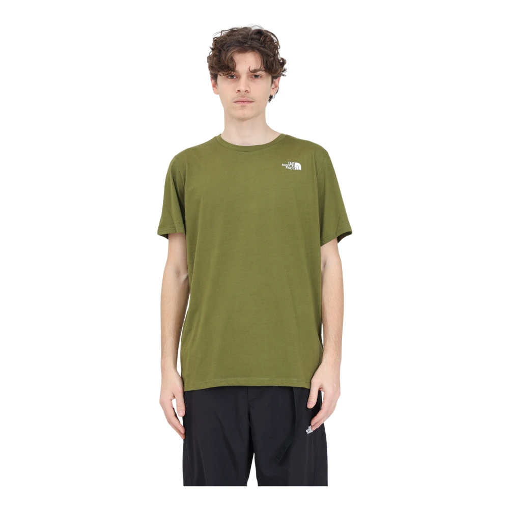 The North Face Groene boslogo T-shirt Green Heren