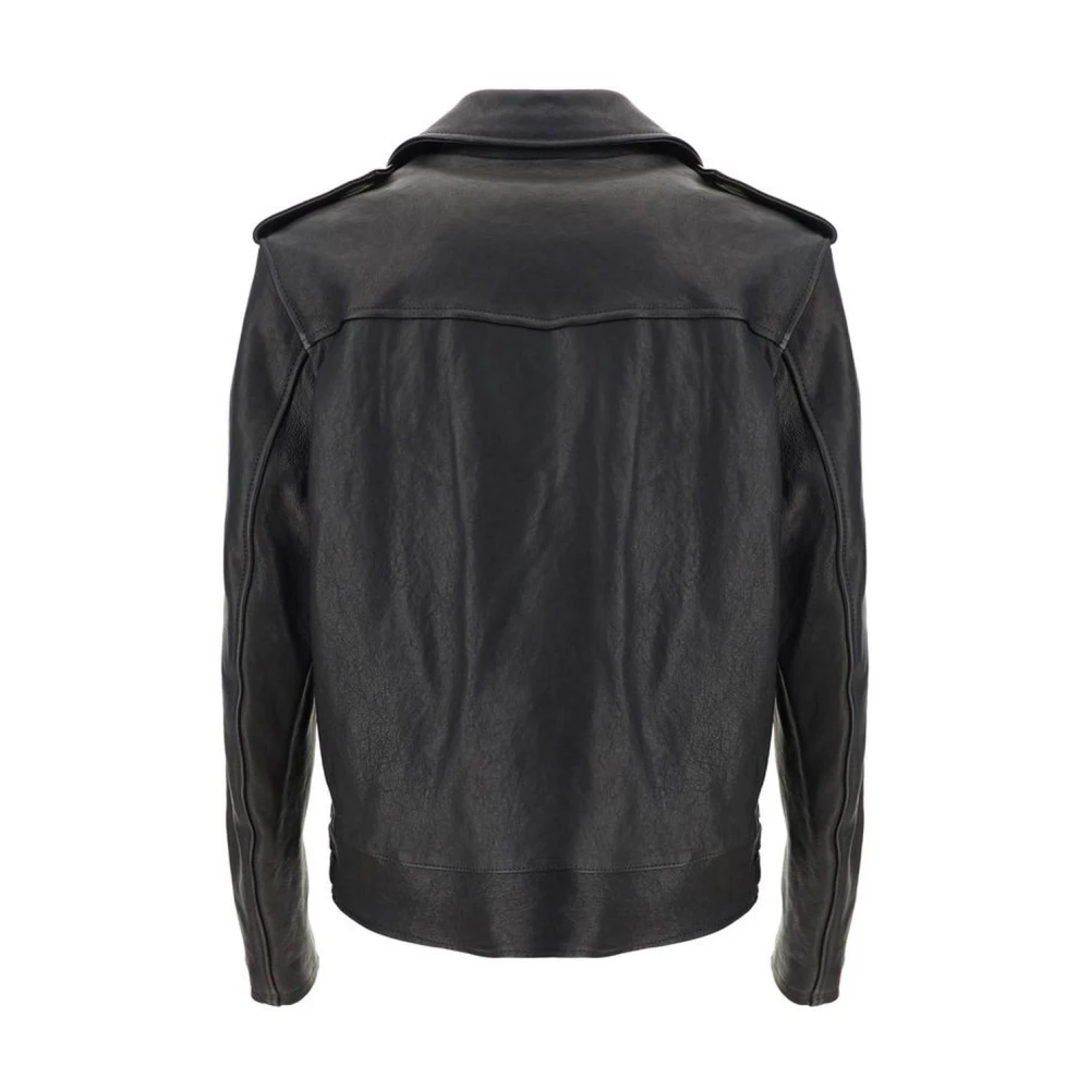 Belstaff Dubbelrijige bikerjack met ritssluiting Black Heren