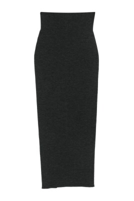 dark-grey-high-waist-midi-skirt