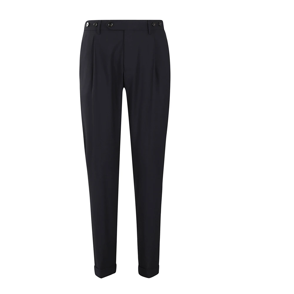 Berwich Eco Lana Lange Broek Stijlvol Ontwerp Blue Heren