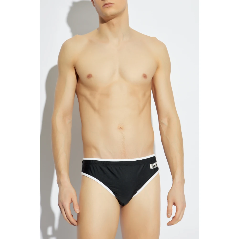 Moschino Zwembroek Black Heren