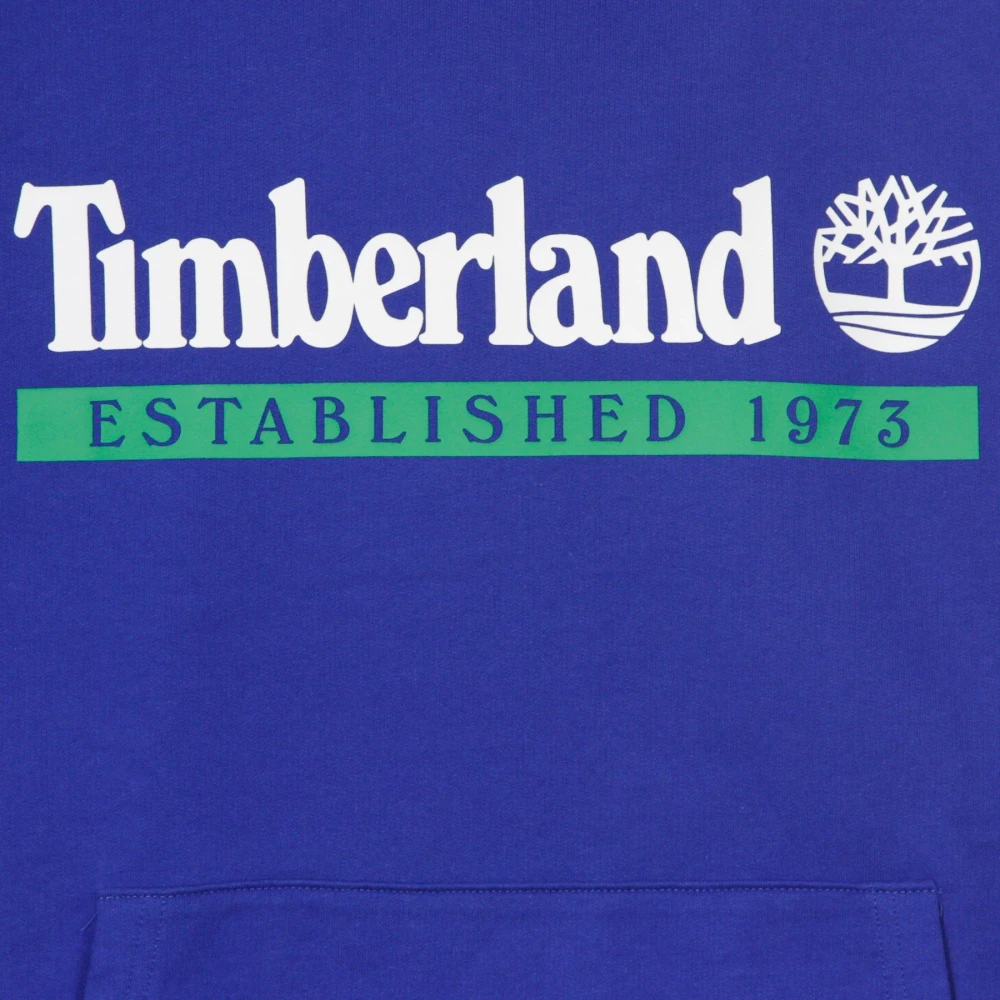 Timberland Lichtgewicht Hoodie Surf Web Stijl Blue Heren