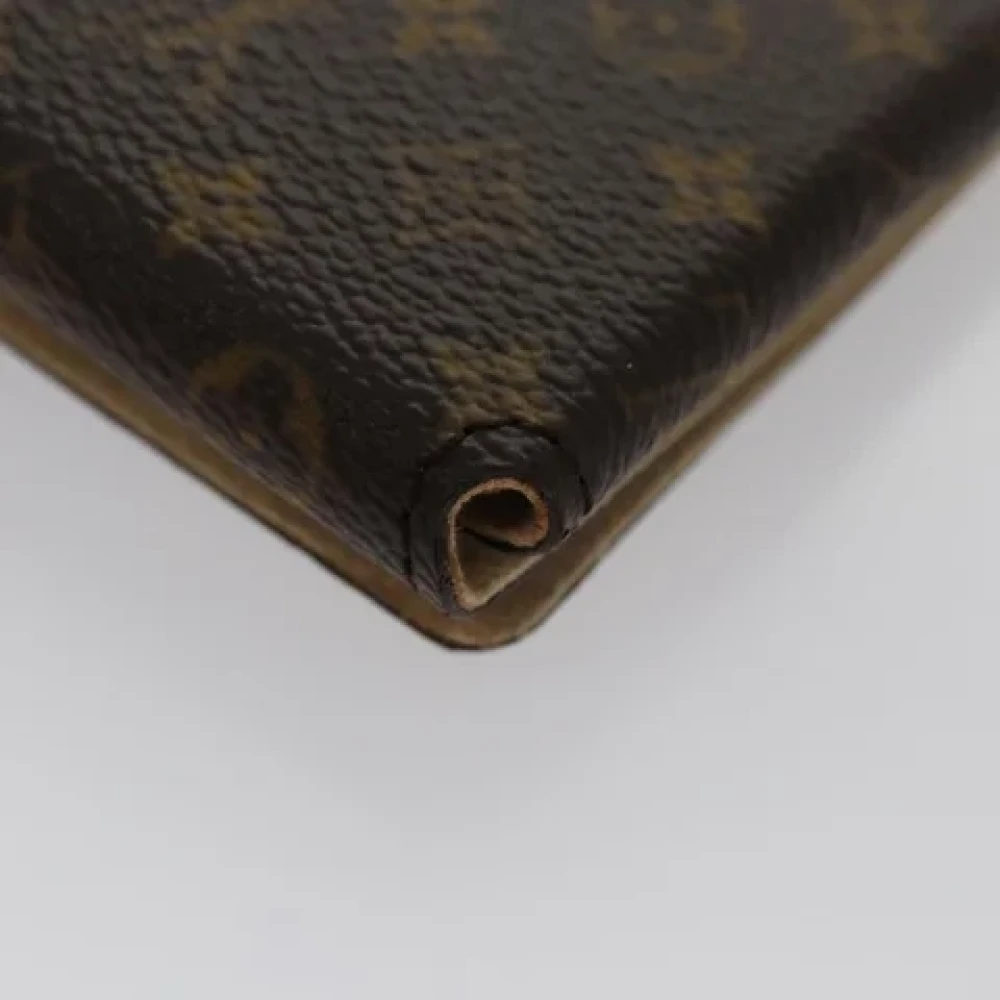 Louis Vuitton Vintage Pre-owned Canvas wallets Brown Unisex