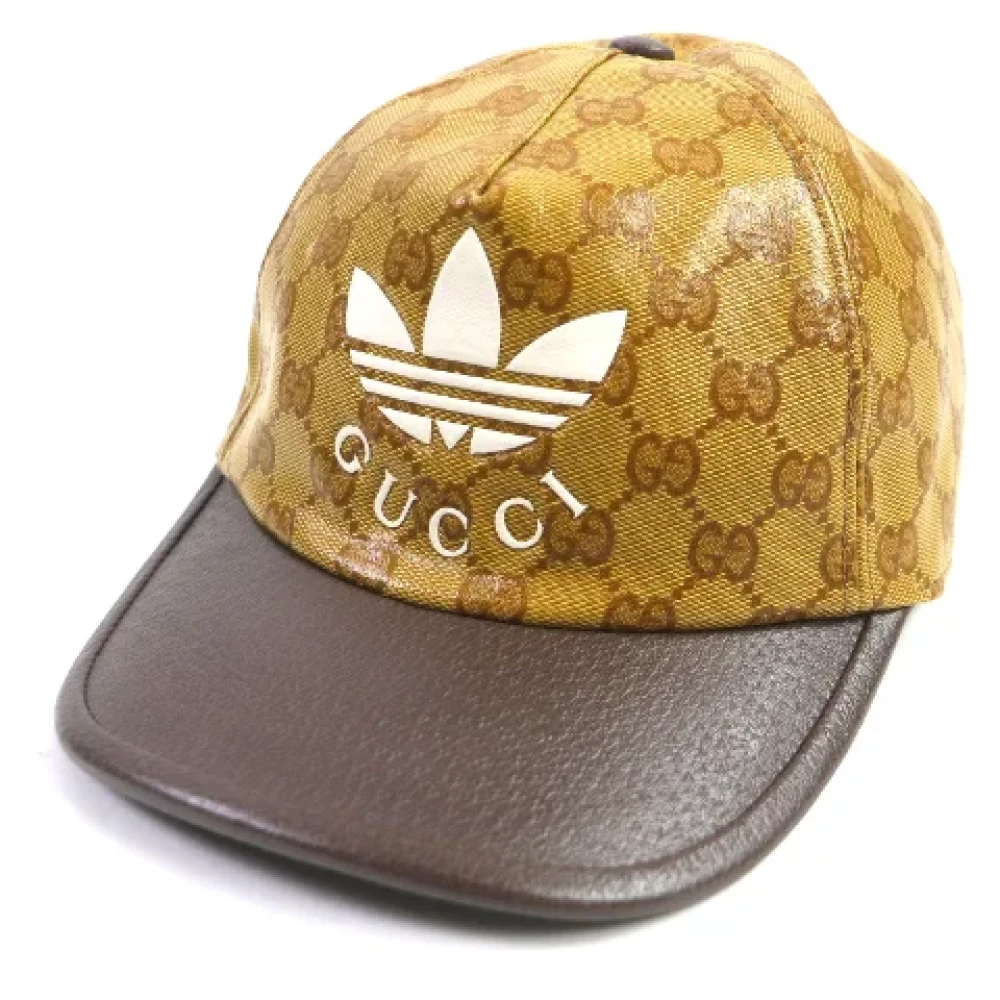 Gucci Vintage Pre-owned Fabric hats Brown Heren