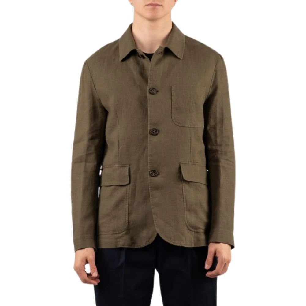 Brooksfield Uomo Verde - Blouson - Jackets - Xl