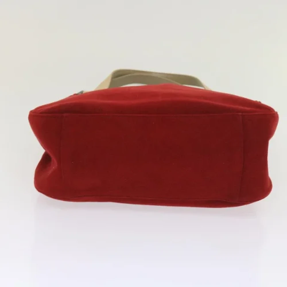 Givenchy Pre-owned Suede shoulder-bags Red Dames