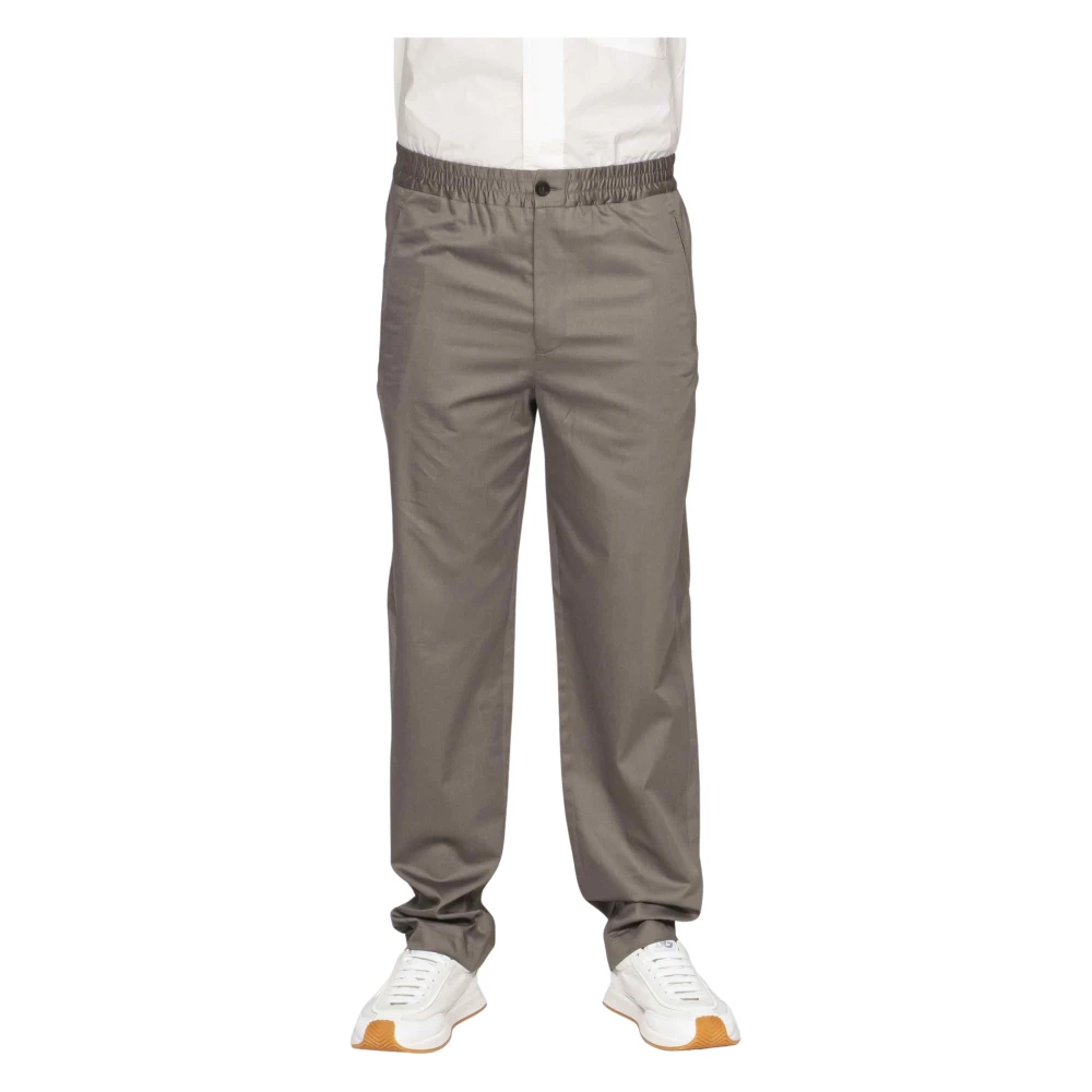 Emporio Armani Mannelijk Bruin Broeken Heren, M, Broeken