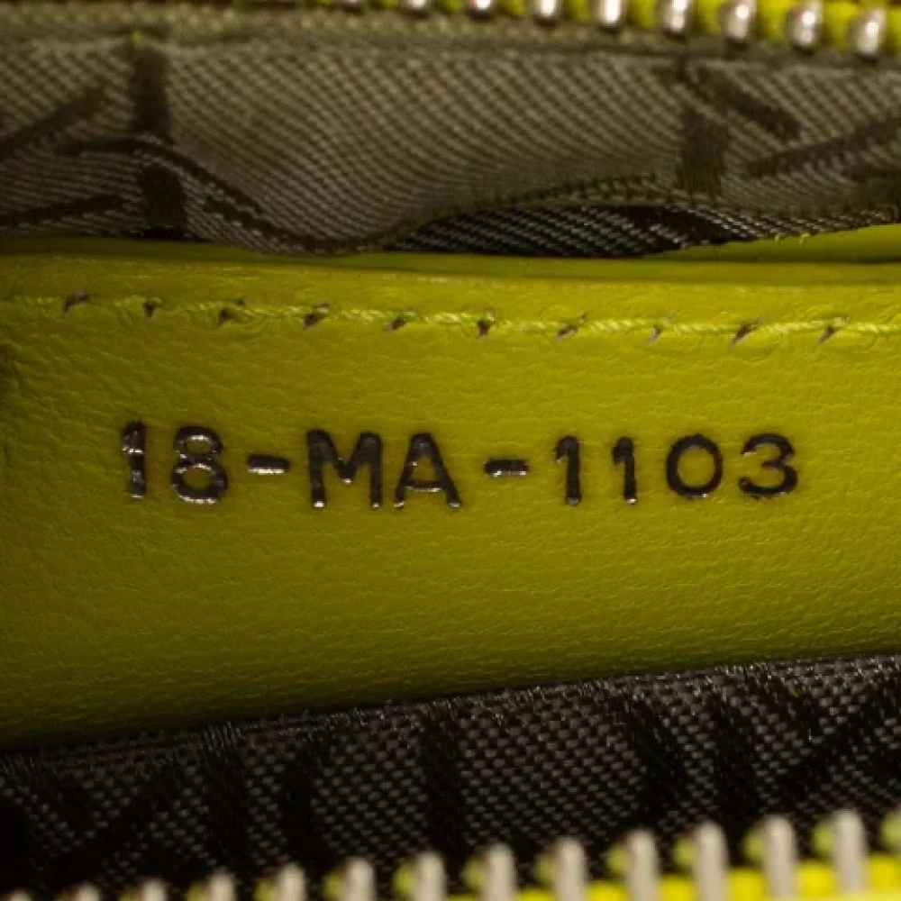 Dior Vintage Pre-owned Leather dior-bags Yellow Dames