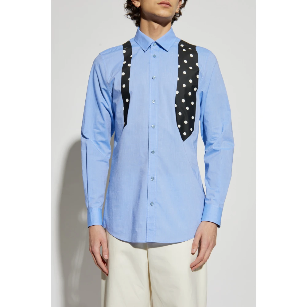 Moschino Shirt met print Blue Heren