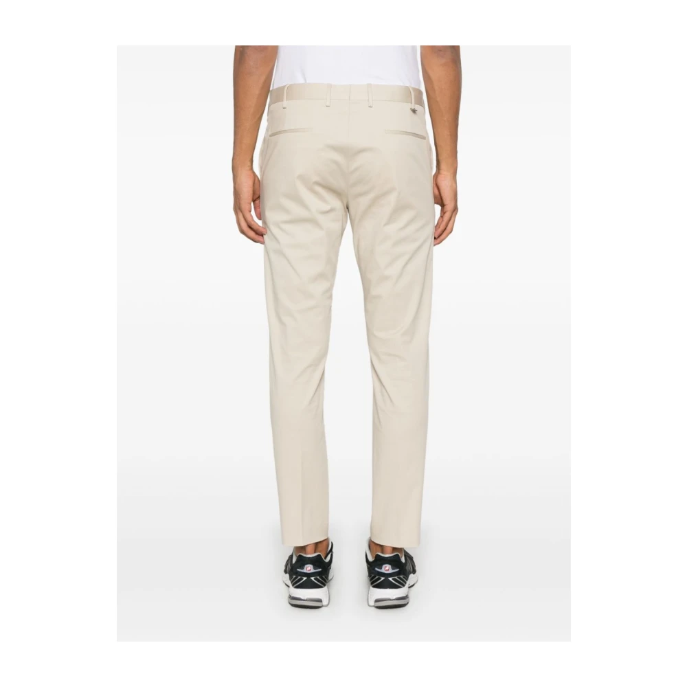 PT Torino Beige Broek met Verborgen Sluiting Beige Heren