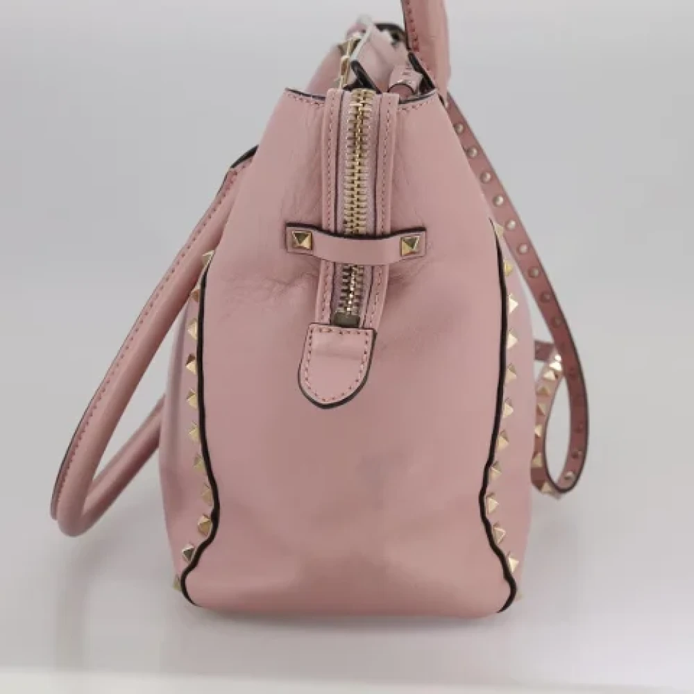 Valentino Vintage Pre-owned Leather handbags Pink Dames