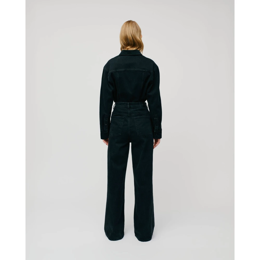 IVY OAK Hoge taille denim jeans Black Dames