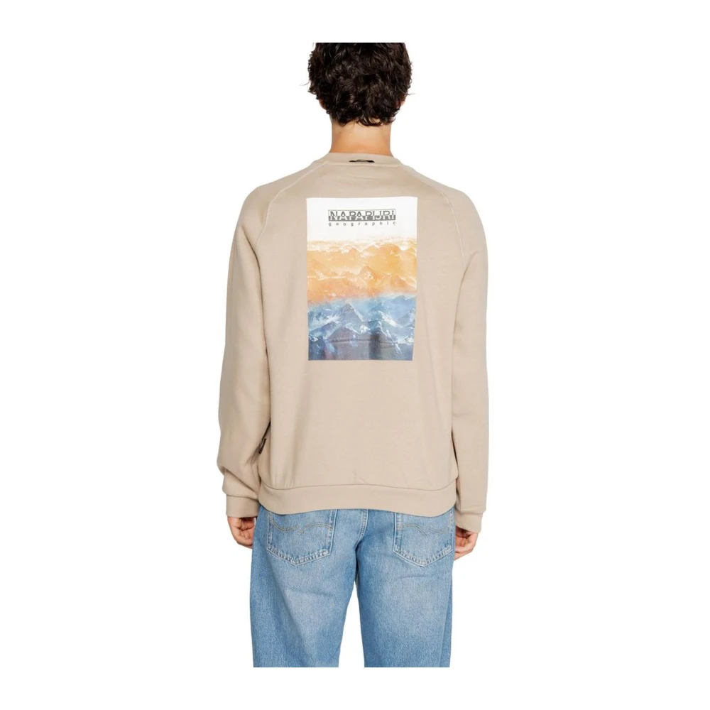 Napapijri Katoenmixtrui Heren Herfstcollectie Beige Heren