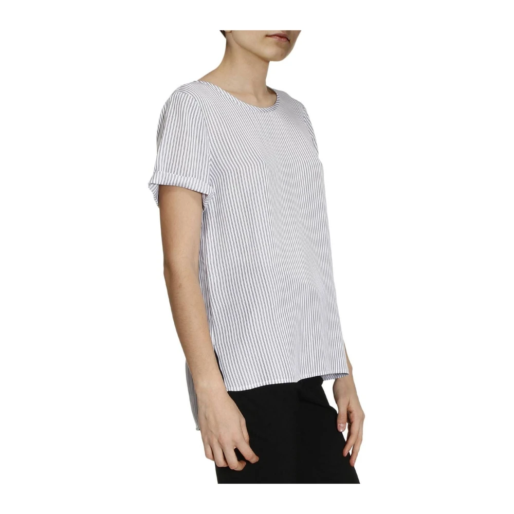 Michael Kors Licht Jersey Blouse Gray Dames