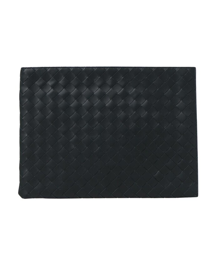 green-woven-leather-document-holder
